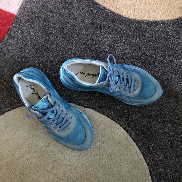 Free People Let’s Wander Washed Sneaker - Picture 7 of 11